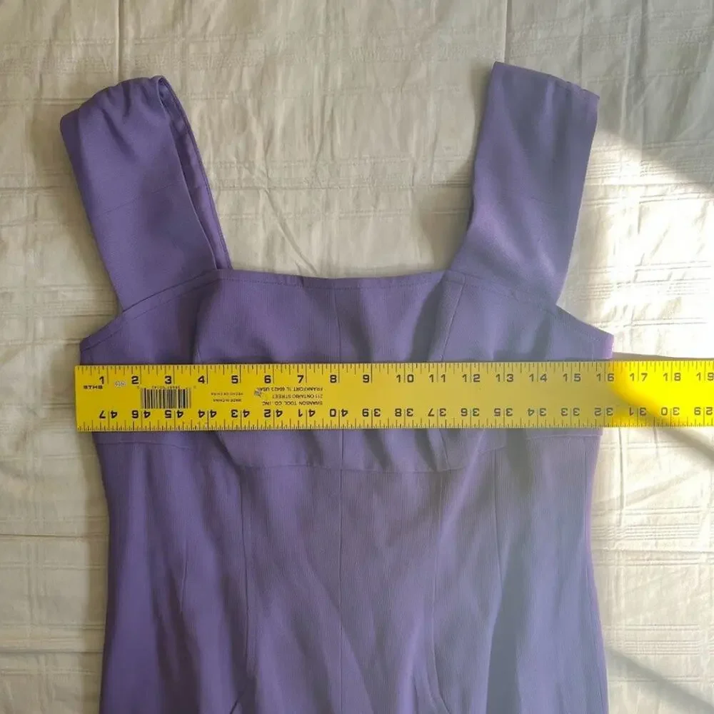 1997 Purple Chanel Sheath Dress